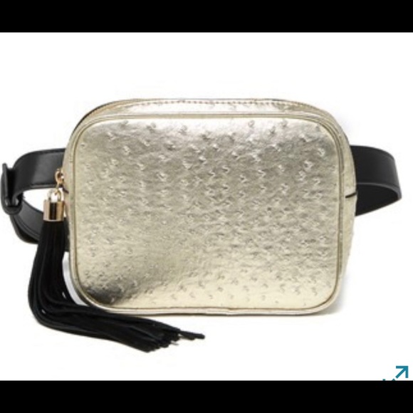 Christian Siriano Handbags - Christian Soriano Gold Belt Bag
